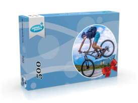 Afbeelding van Round Personalized Puzzle 500 in doos