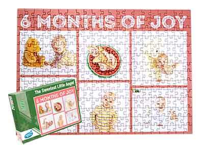 fotocollage op maat gemaakte puzzel